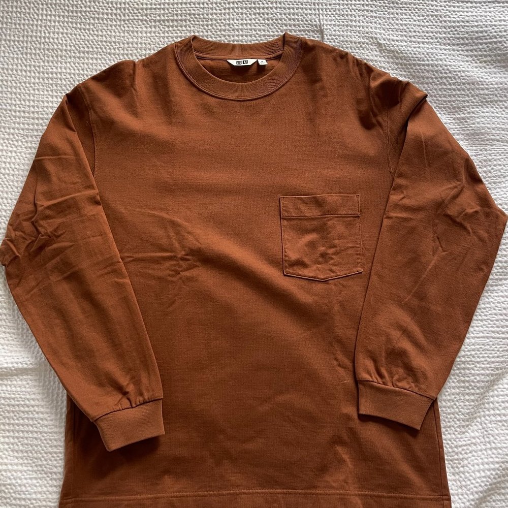 UniQlo Orange Long Sleeve T
